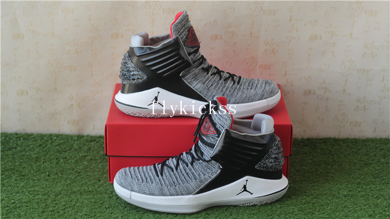 Air Jordan 32 PF MVP White Cement Flyknit